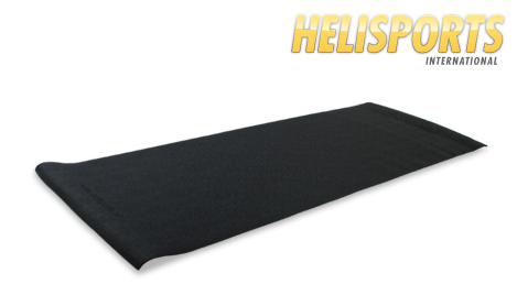 Helisports black floor mat (220 x 100 cm)