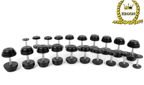 Rubber Dumbbells (2 to 20kg)