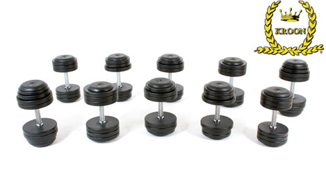 Rubber Dumbbells (22 to 30kg)