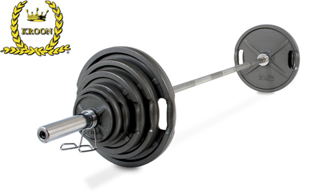 Kroon OP-140 Iron Olympic Plate Set - Helisports.nl
