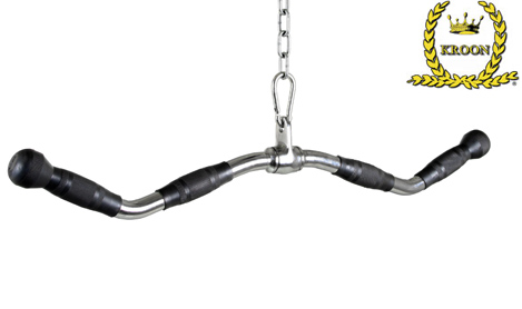 Kroon MB-08 Lat Pulley Ez Curl Bar - Helisports.nl