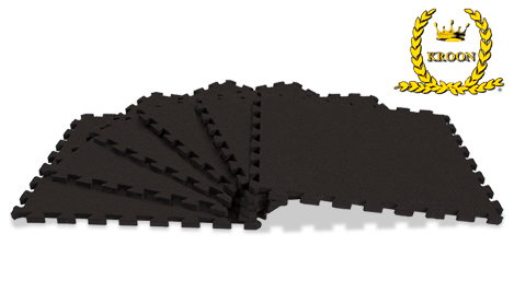 Kroon Black Carpet Squares Hard (6 pieces)