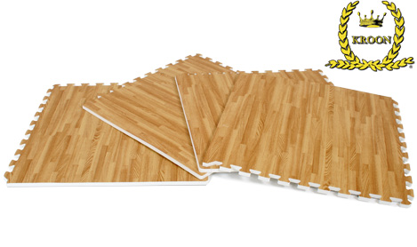 Kroon Light Wooden profile Carpet Squares 14mm (4 pieces)