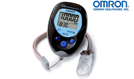 Omron Walking Style Two Black stappenteller - Helisports.nl