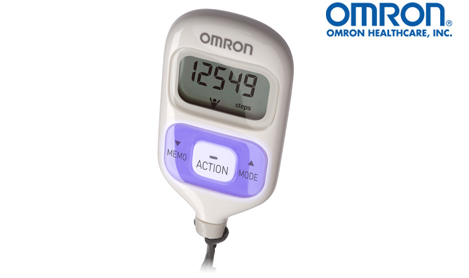 Omron Walking Style Three Purple Stappenteller