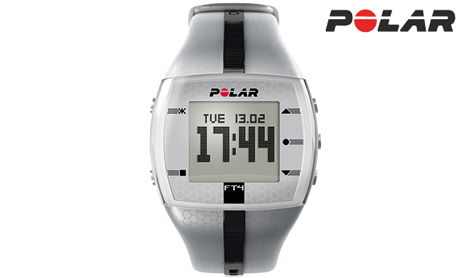 Polar FT4 Hartslagmeter Zilver - Helisports.nl